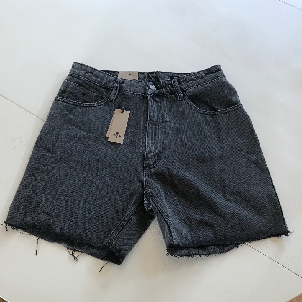 New Thrills Thelma Denim Wasted Black Short — image 2 of 8